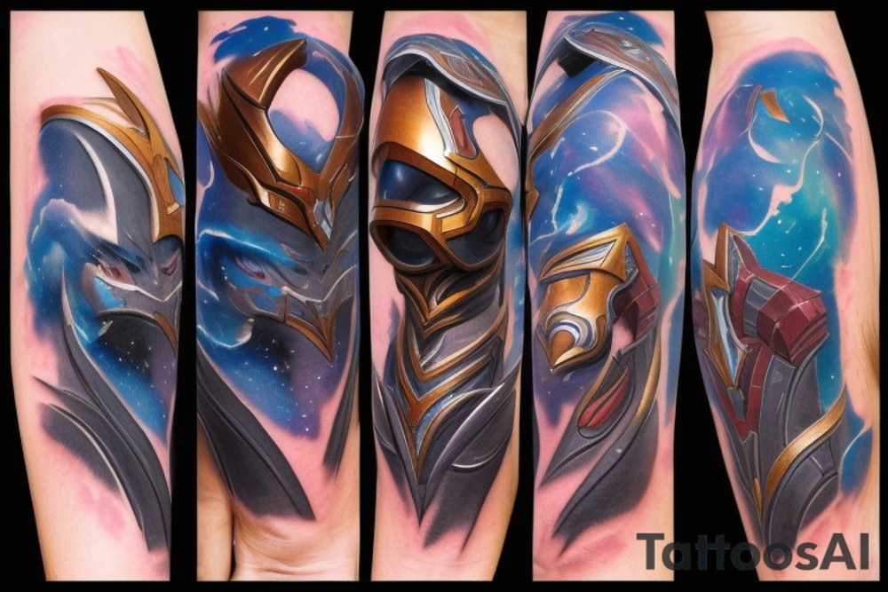 Galaxy Slayer Zed League of Legends tattoo idea