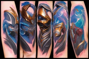 Galaxy Slayer Zed League of Legends tattoo idea
