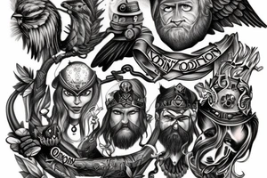 Odin tattoo idea