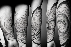 Flowing, everlong, stars and planets, mars ecological footprint, music, the first day of my life song played by my dad tattoo idea