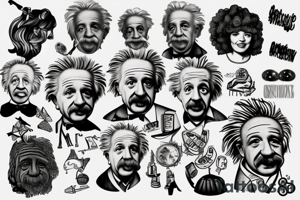 Albert Einstein, e=mc2, relativity tattoo idea