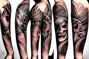 mechanical forearm tattoo tattoo idea