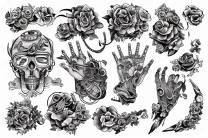 mechanical forearm tattoo tattoo idea