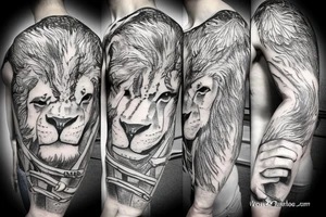 Daniel in the lions den Samson Bible David and Goliath tattoo idea