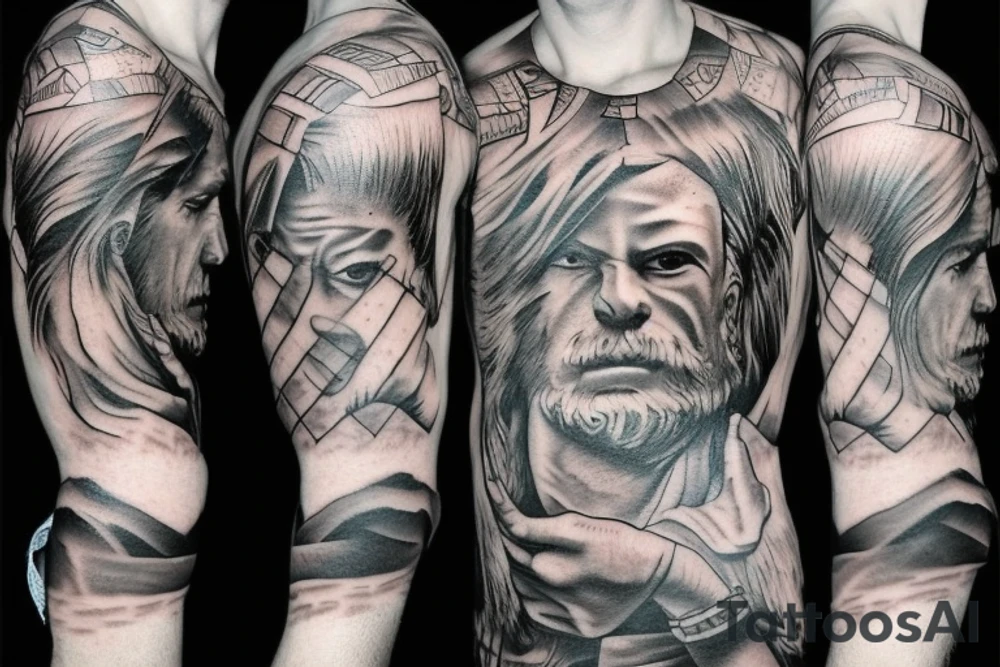 Samson Bible tattoo idea