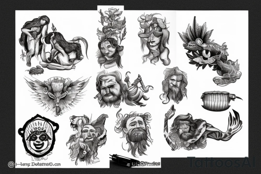 Samson Bible tattoo idea