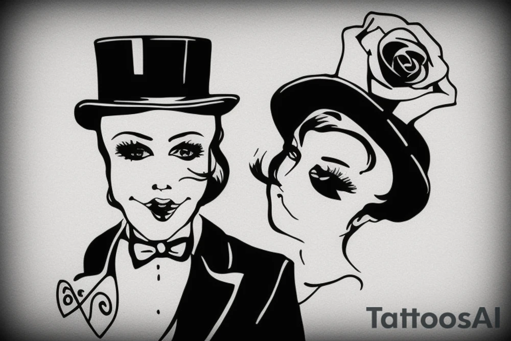 Mom , top hat tattoo idea