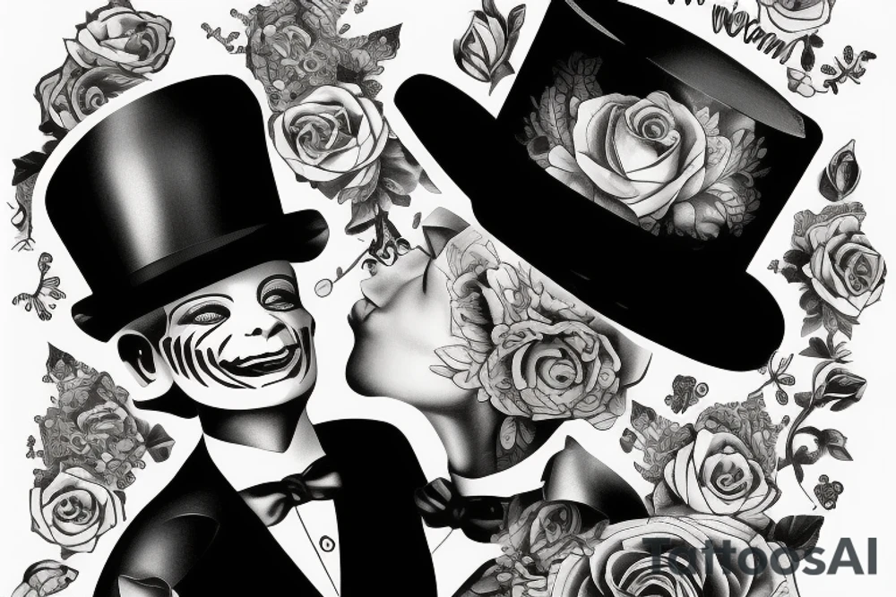 Mom , top hat tattoo idea