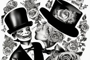 Mom , top hat tattoo idea