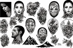 Mom , mountain tattoo idea