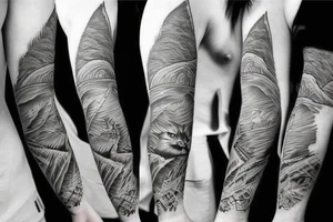 Mom , mountain tattoo idea