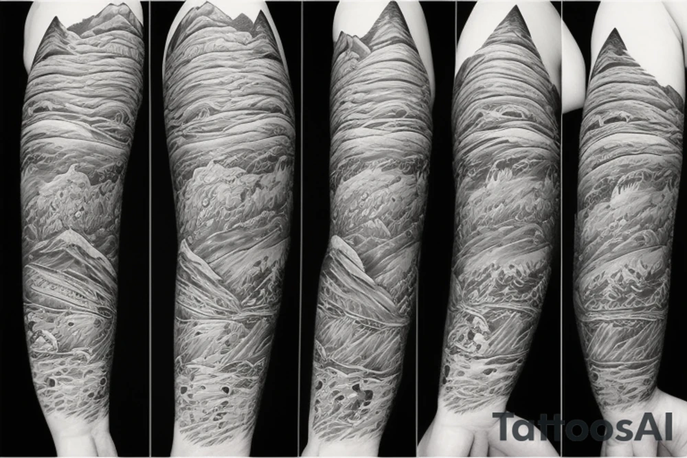 Mom , mountain tattoo idea