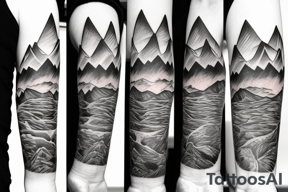 Mom , mountain tattoo idea