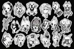 Fundog tattoo idea