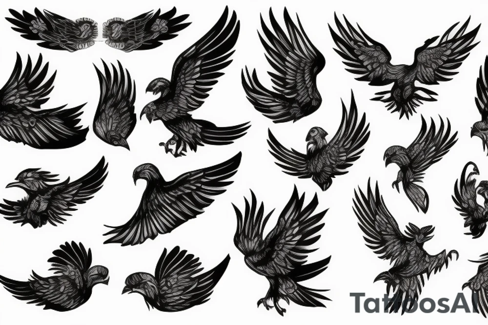 Pheonix with Manchester United tattoo idea