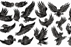 Pheonix with Manchester United tattoo idea