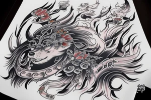 Fu dog tattoo idea