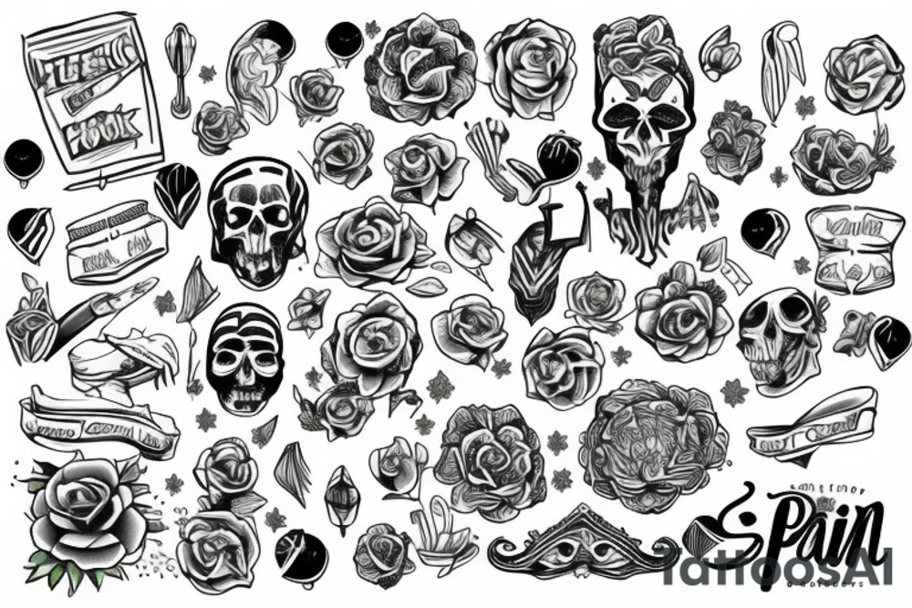 Pain is good tattoo idea