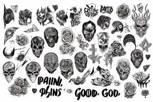 Pain is good tattoo idea