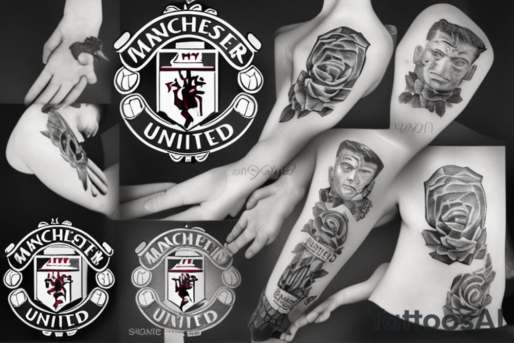 Manchester United and friends tattoo idea