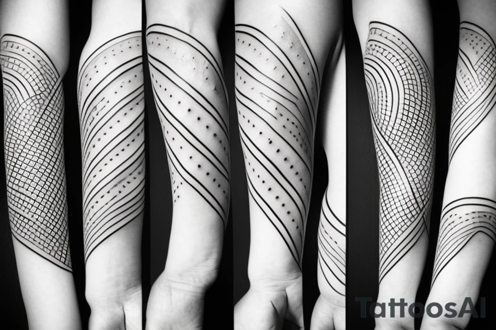 Minimalist, thin lines, triangles circles and square. tattoo idea Minimalist, thin lines, triangles circles and square. tattoo idea