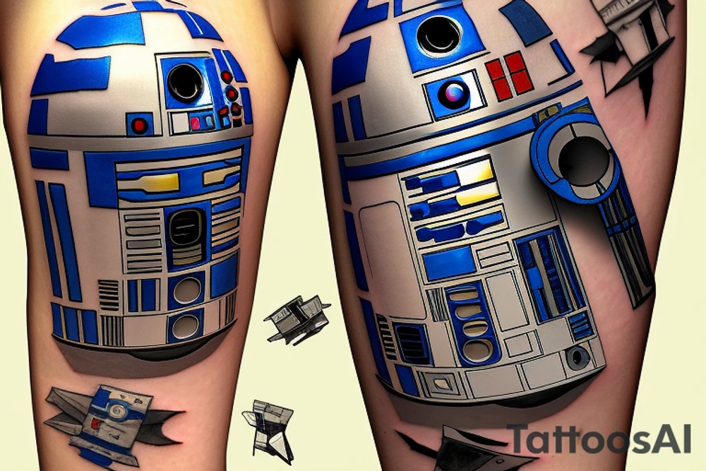 R2- d2 from star wars tattoo idea