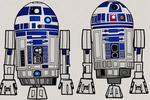 R2- d2 from star wars tattoo idea