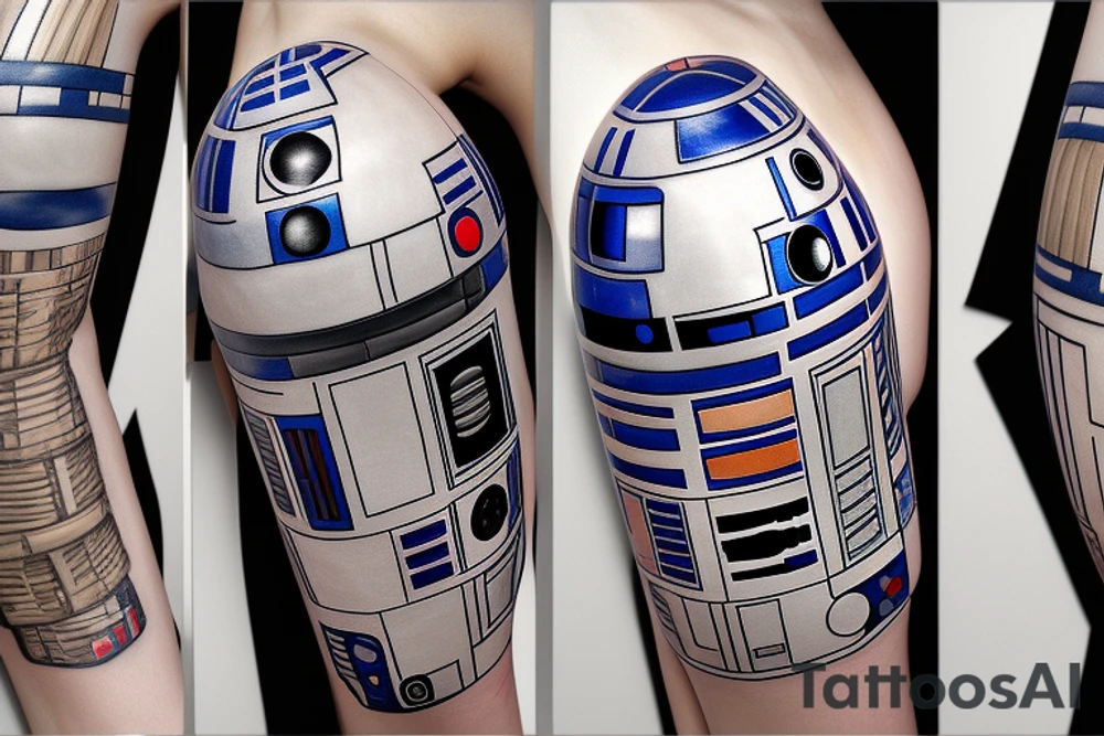 R2- d2 from star wars tattoo idea