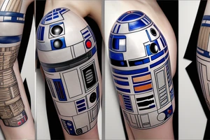 R2- d2 from star wars tattoo idea