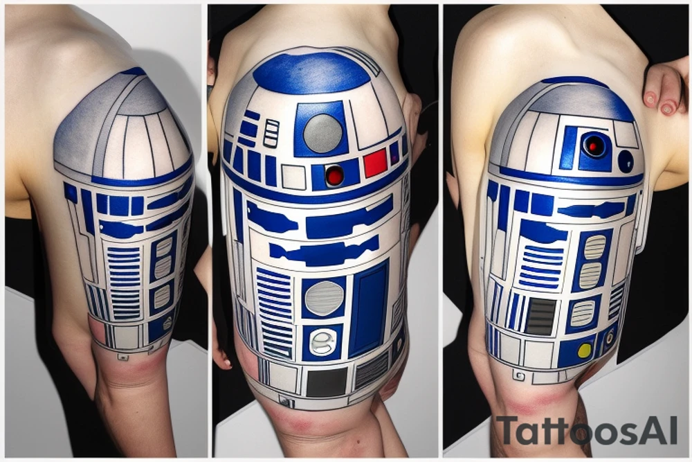 R2- d2 from star wars tattoo idea