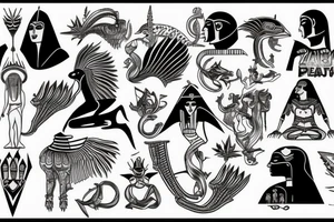pharaoh tattoo idea