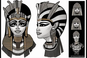 pharaoh tattoo idea