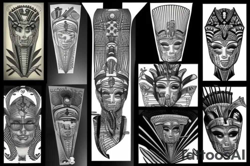 pharaoh tattoo idea