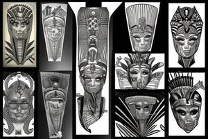 pharaoh tattoo idea
