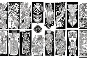 pharaoh tattoo idea