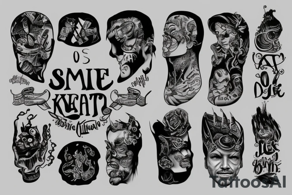 Sometimes a man has to be big enough to know how small he is tattoo idea