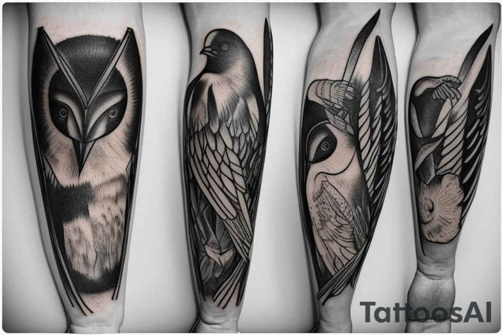 Huginn and Muninn forearm Tattoo Ideas tattoo idea