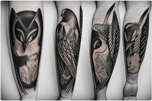 Huginn and Muninn forearm Tattoo Ideas tattoo idea