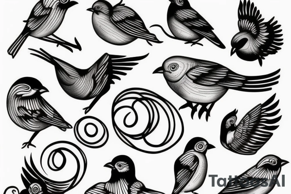 Bird 13 tattoo idea