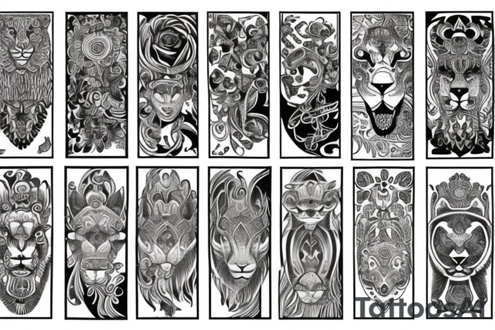 lion tattoo idea