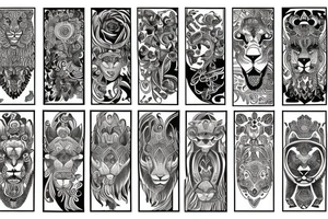 lion tattoo idea