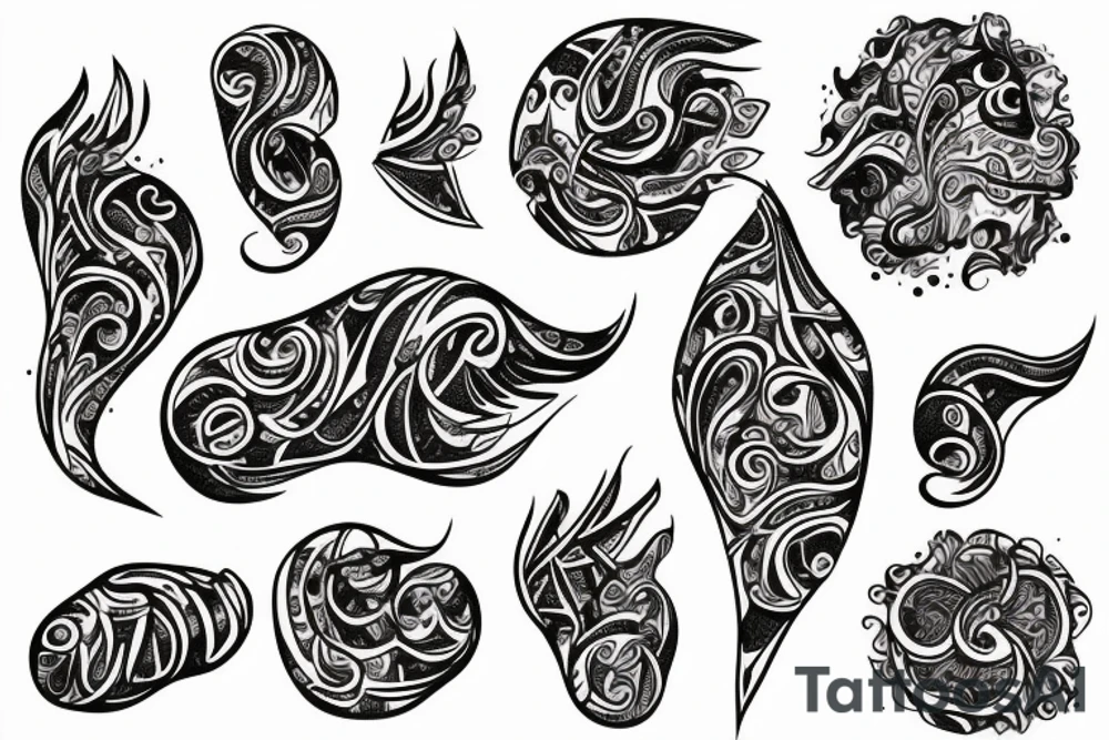puntillismo tattoo idea