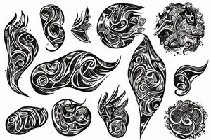 puntillismo tattoo idea