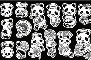 Panda dj tattoo idea