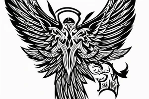 Fighter aircraft wings for a tattoo on my back tattoo idea