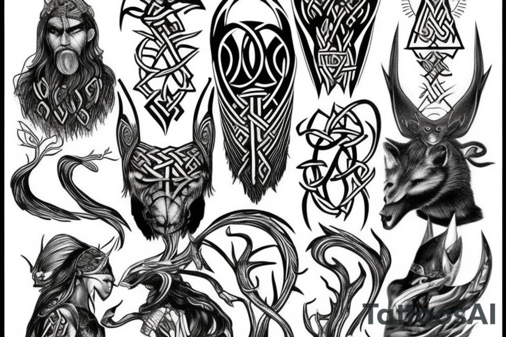 Norse mythology tattoo idea