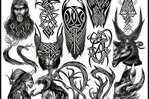 Norse mythology tattoo idea