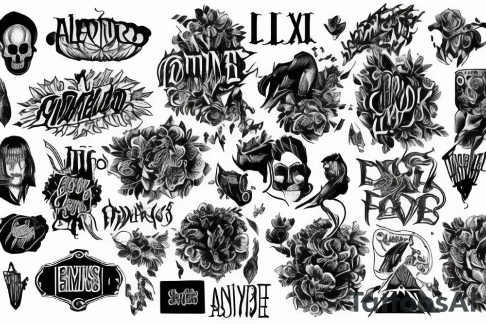 Alexisonfire lyric inspired tattoo tattoo idea