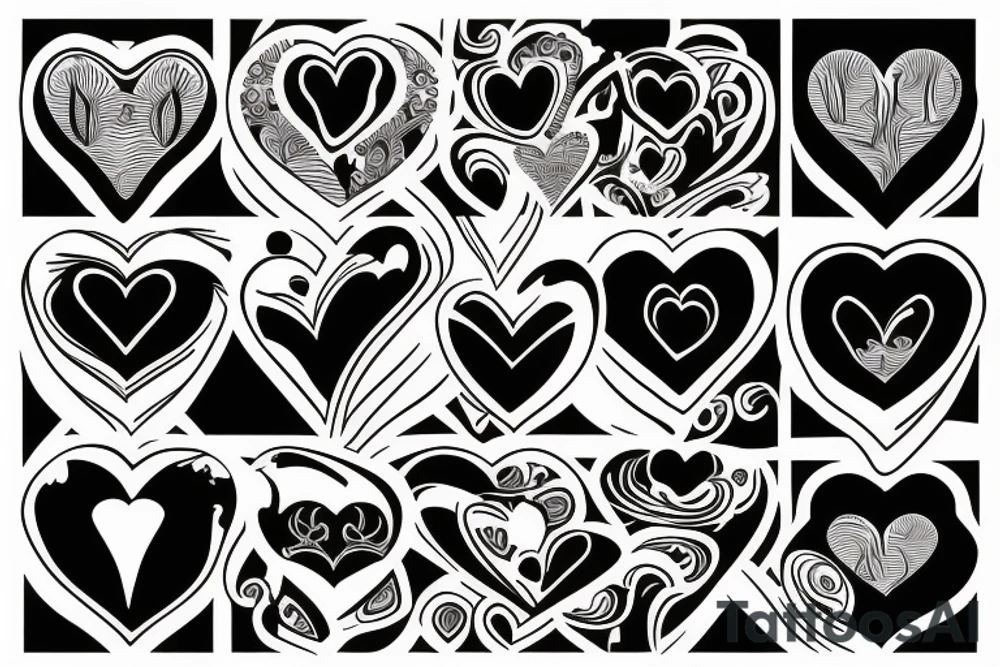 Crying heart tattoo idea