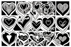 Crying heart tattoo idea